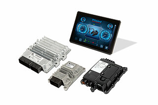 For high-speed communication on machines and with the outside world: HYDAC system electronics.