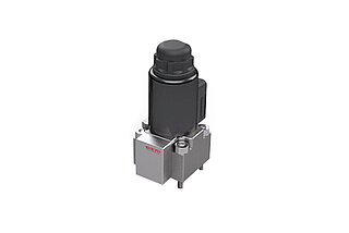 Optimised valve for pressures of 700 bar