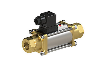 Coaxial valves for controlling vacuums and various types of media