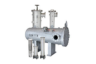 The HYDAC LVH filters and dewaters low-viscosity fluids