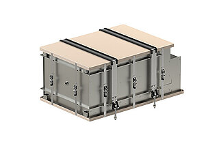 Mounting solutions for battery systems regardless of the shape, size or voltage level.