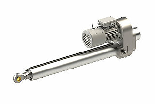 Learn more about our electromechanical actuators in the HEZ electric cylinder series.