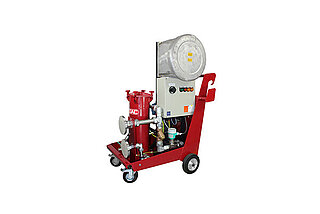 With our mobile oil conditioning unit, you can increase your system's performance & service life.
