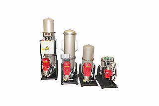 Our OLF 15-60 series is suitable for stationary use with large quantities of oil.
