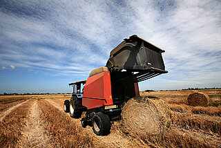 Also suitable for balers: our hydraulic generator is suited to a wide range of agricultural machines.