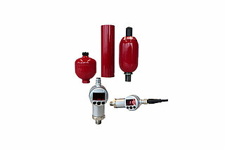 Überwachen Sie den Vorfülldruck Ihres Hydrospeichers mit dem HYDAC p0-Wächter.