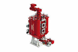 Cleaning hydraulic oil with the RF9 automatic filter
