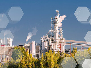 Pulp and paper industry, factory building