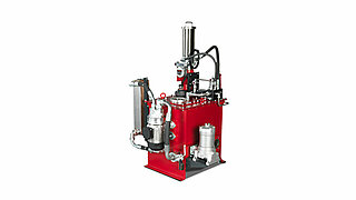Depiction of a red HYDAC OXiStop