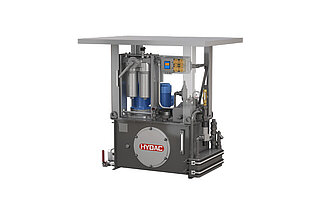 3D representation of a cooling unit from HYDAC for optimising lubrication systems