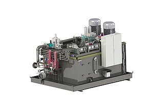 Hydraulic turbine controller for large hydropower plants