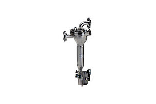 Silver automatic filter consisting of a combination of a cyclone and a filter element