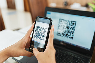 With an individual serial number and QR code on the valve