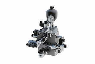 HYDAC press control block PSB/PSH to DIN EN ISO 16092-3
