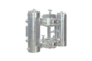 HYDAC filtration solutions with optimised element technology for lubrication oil systems.