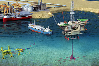 Water treatment in the oil and gas industry.
