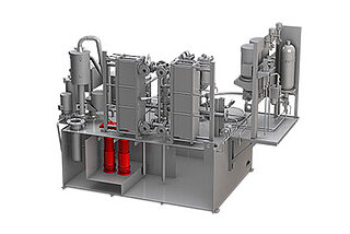 HYDAC supplies lubricating systems with an efficient degassing concept. 