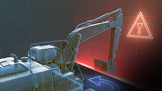 Implement assistance functions with HYDAC position sensors