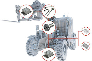Optimum position detection with HYDAC: We develop your customised sensor concept.
