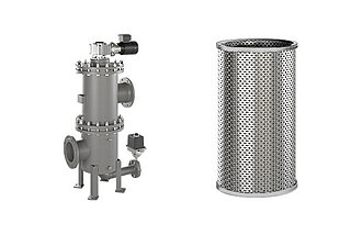 HYDAC AutoFilt® RF14 fine filter for protection against mussel infestations & mussel larvae