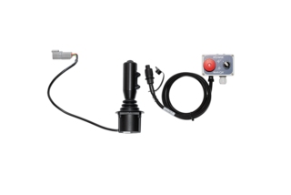 HYDAC joysticks and control elements as accessories from our partner Technion.
