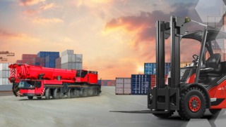 HYDAC solutions for lifting & material handling – whether it's for forklift trucks or loader cranes