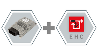 The EHC standard scope of delivery includes the HYDAC control unit and the EHC Basic application software.
