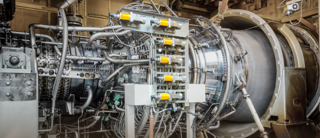Gas turbine for a thermal power plant