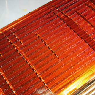 Varnish in filter element