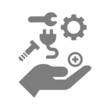 Careful condition monitoring enables long service lives and high component quality. 